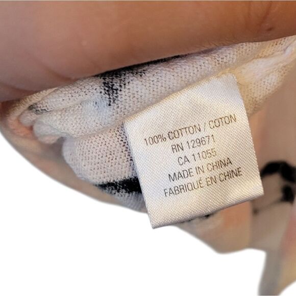 Skull Cashmere Women's White & Pink Tie Dye Skull Graphic T-Shirt Size M - Picture 5 of 6